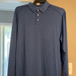PGA long sleeve performance polo